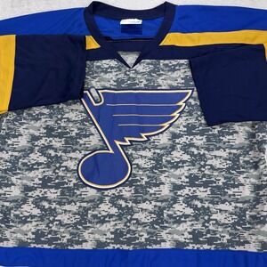 St Louis Blues Digital Camo Matchup Jersey Sweater Unisex Size Adult XL
